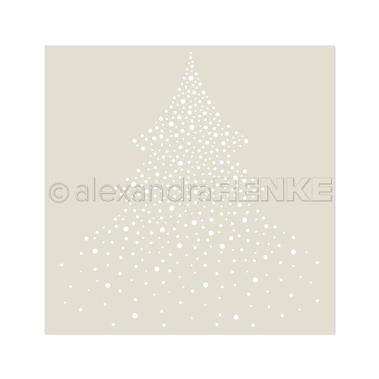 Stencil 'Dissolving fir tree'- ST-AR-W0020- A.RENKE