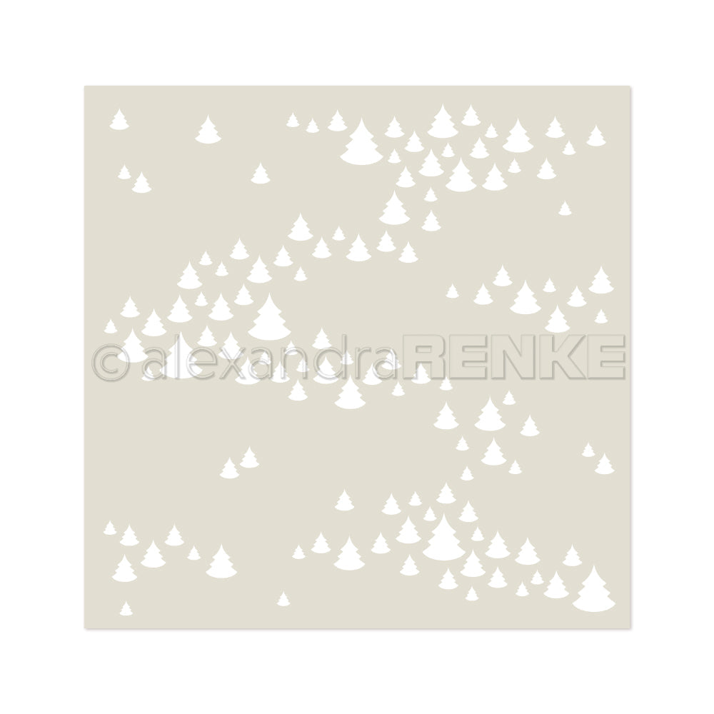 Stencil 'Fir scenery'- ST-AR-W0021- A.RENKE