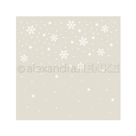 Stencil 'Rieselnde Schneeflocken'