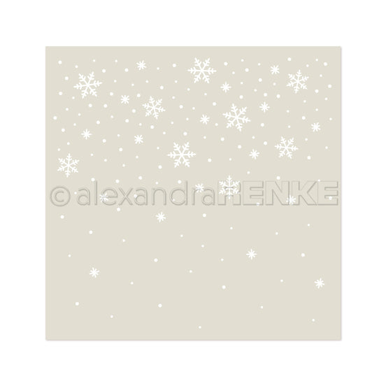Stencil 'Rieselnde Schneeflocken'