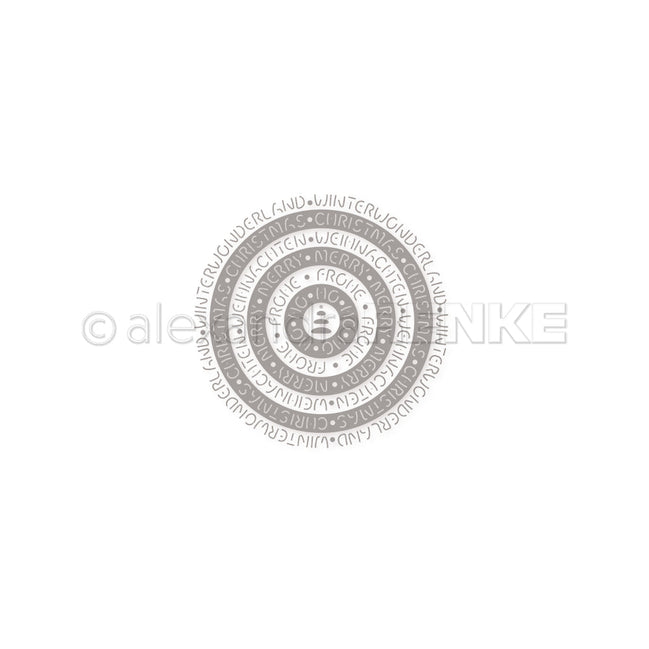 Set Fustelle 'Word Circles Christmas'- D-AR-W0150 - A.RENKE
