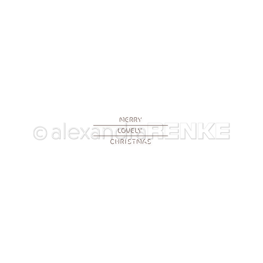'Insertion Slot Christmas' die - D-AR-W0159 - A.RENKE 