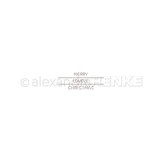 Fustella 'Insertion Slot Christmas '- D-AR-W0159 - A.RENKE