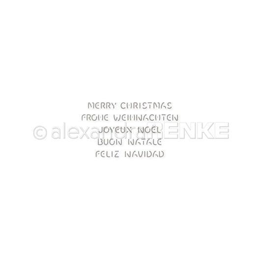 Set Fustelle 'Christmas in 5 Languages'- D-AR-0822 - A.RENKE
