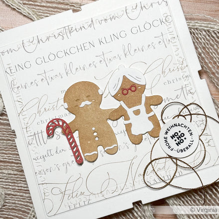 'Gingerbread Grandparents' die set - D-AR-W0206 - A.RENKE