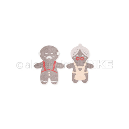 'Gingerbread Grandparents' die set - D-AR-W0206 - A.RENKE