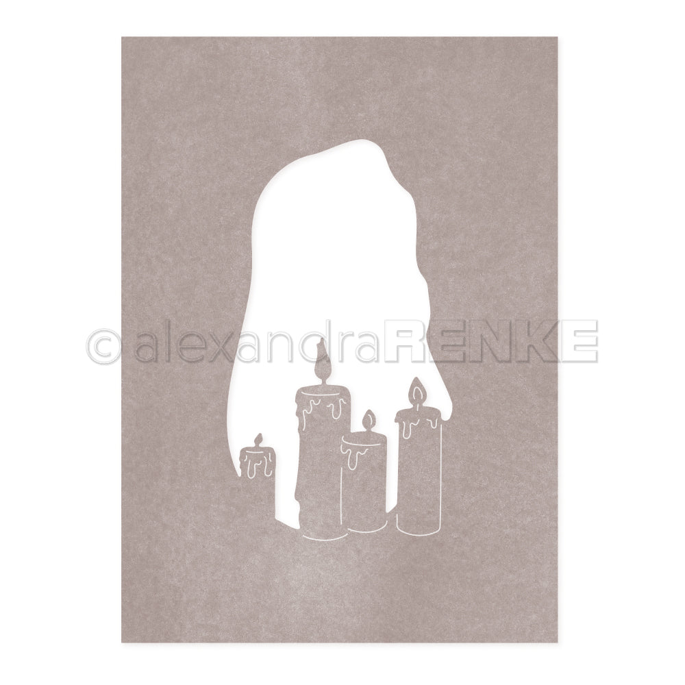 D-AR-W0224 Fustella "Candles negative" - A.RENKE