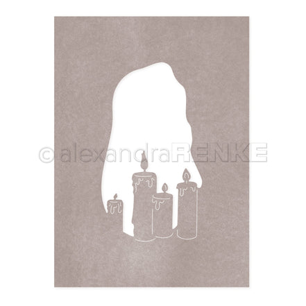 D-AR-W0224 Fustella "Candles negative" - A.RENKE