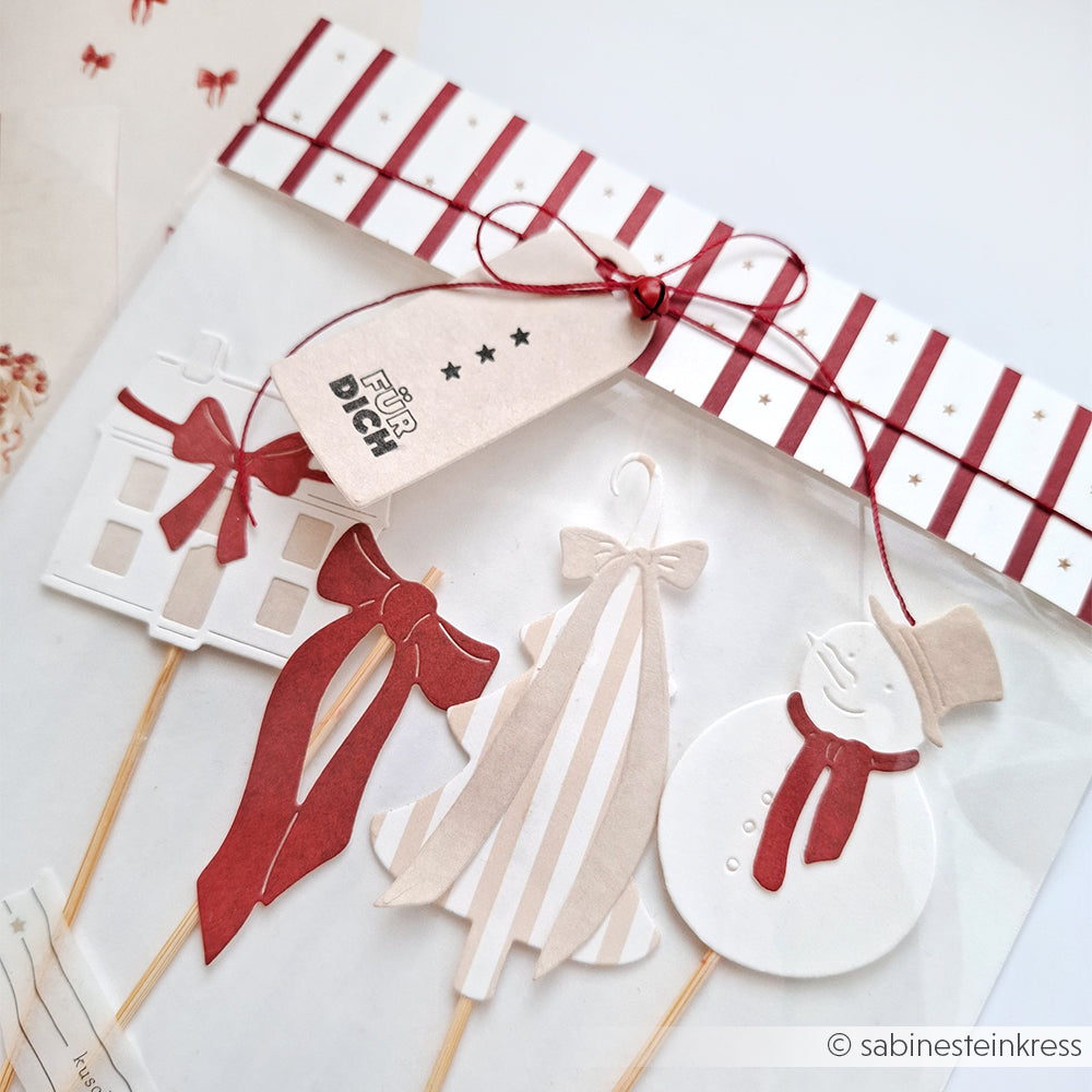 Set Fustelle 'Knuffiger Schneemann'- D-AR-W0260- A.RENKE