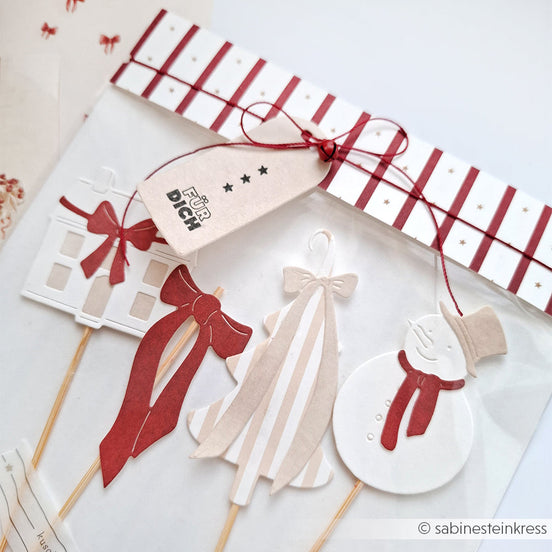 Set Fustelle 'Knuffiger Schneemann'- D-AR-W0260- A.RENKE