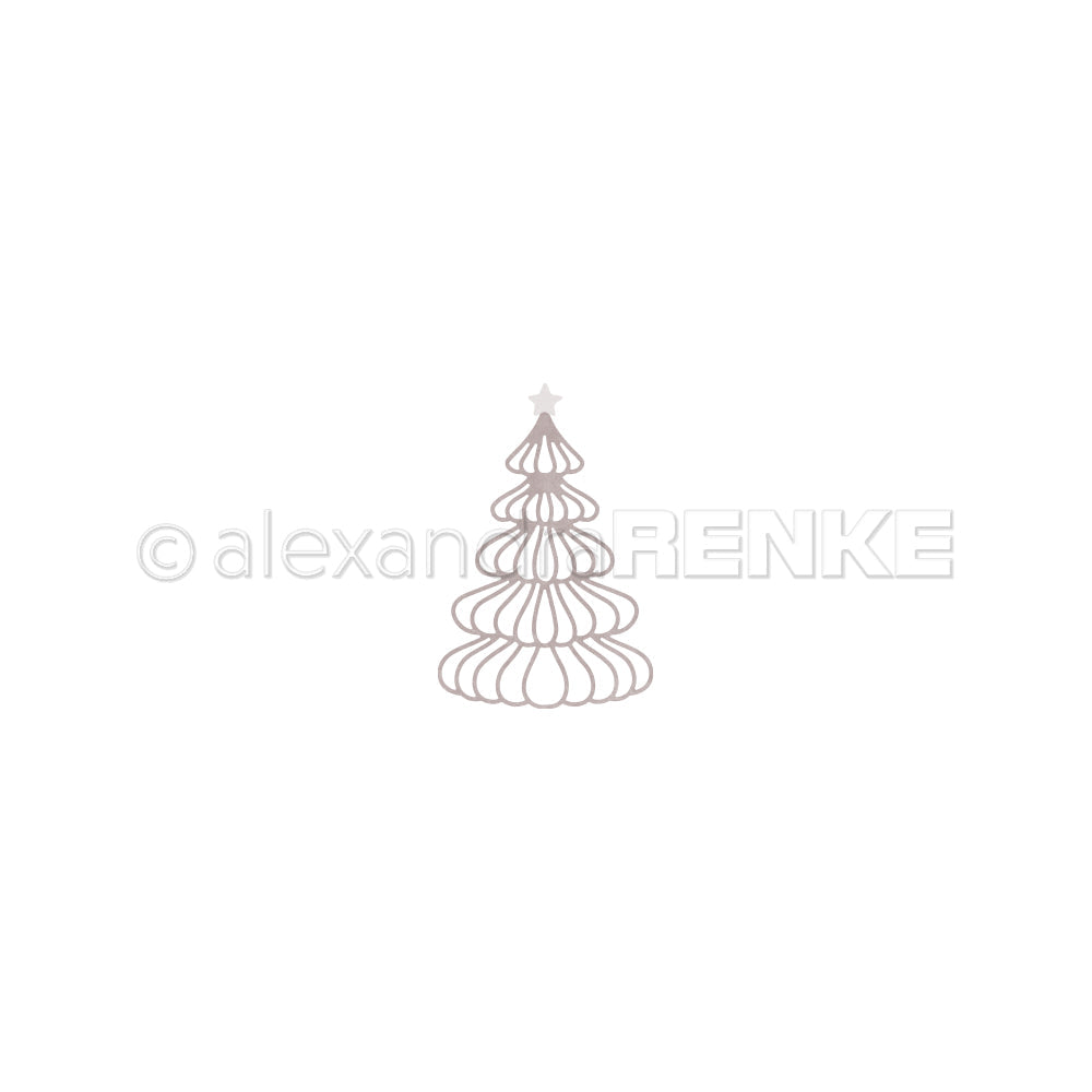 Set Fustelle "Outline Christmas tree with star"- D-AR-W0267- A.RENKE