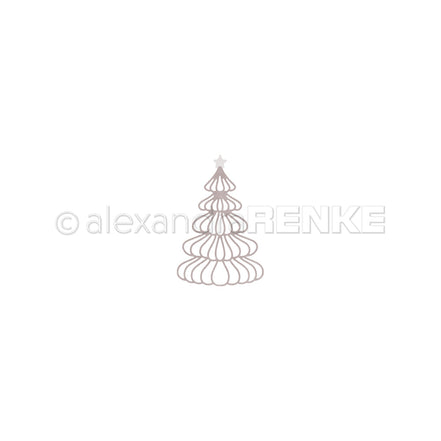 Set Fustelle "Outline Christmas tree with star"- D-AR-W0267- A.RENKE