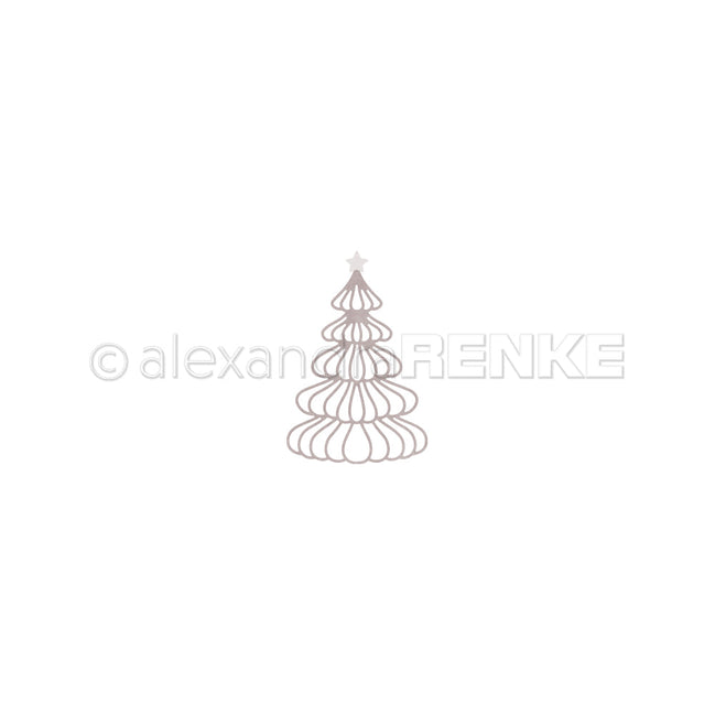 Set Fustelle "Outline Christmas tree with star"- D-AR-W0267- A.RENKE