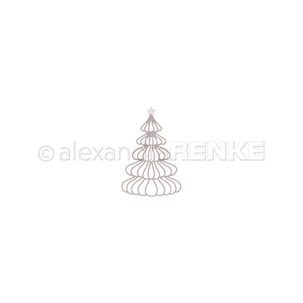 Set Fustelle "Outline Christmas tree with star"- D-AR-W0267- A.RENKE