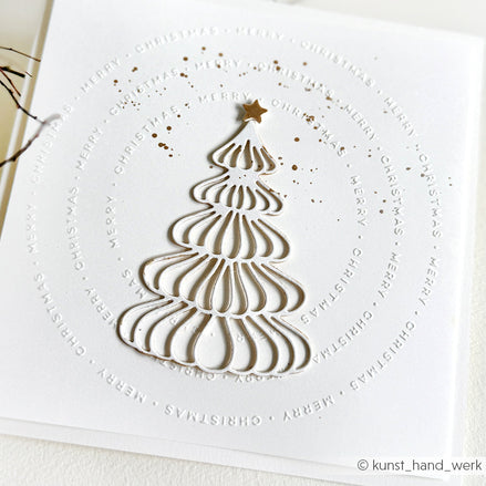 Set Fustelle "Outline Christmas tree with star"- D-AR-W0267- A.RENKE