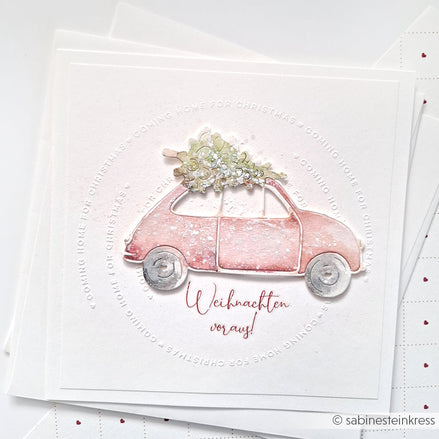 Fustella "Outline Car with Fir Tree"- D-AR-W0271- A.RENKE