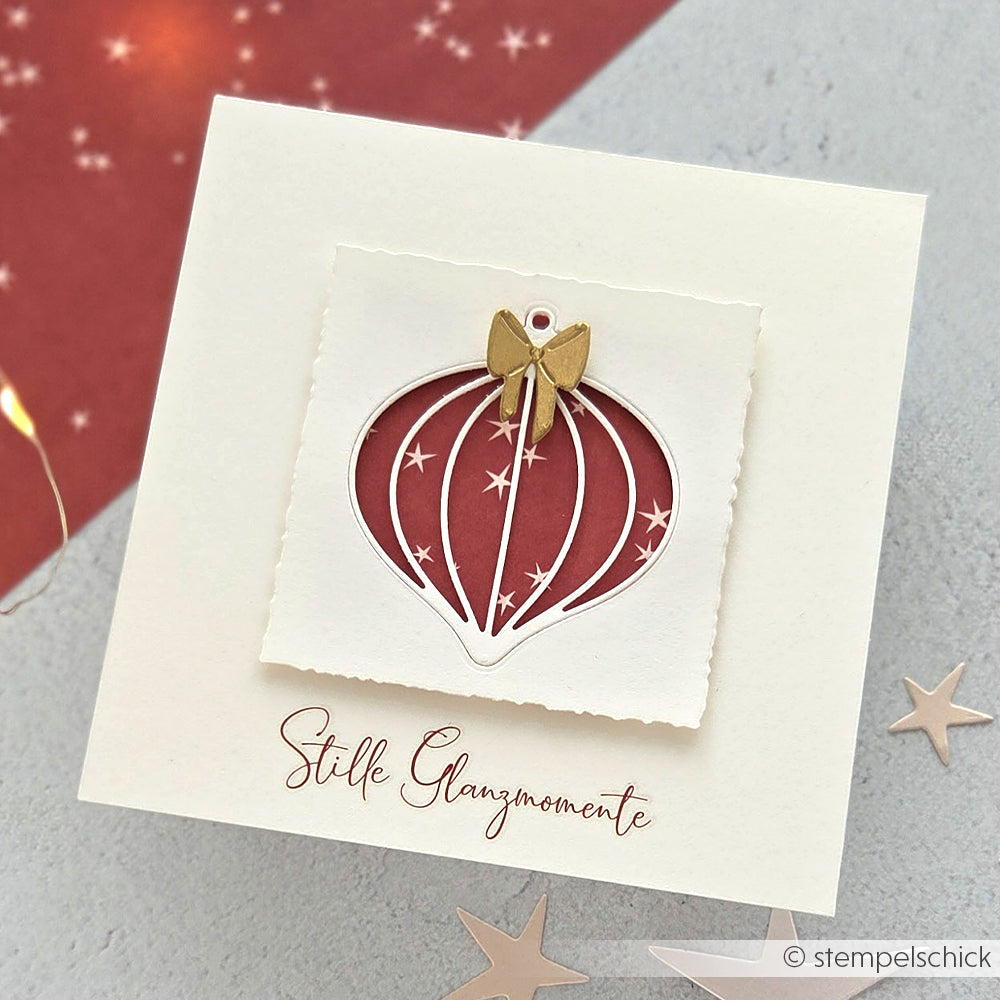 D-AR-W0272 Set Fustelle "Fine Christmas Ball"- A.RENKE